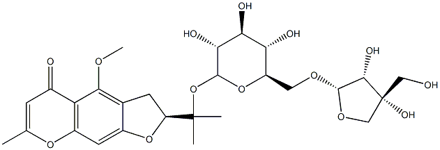 139446-82-5 5-O-甲基维斯阿米醇-4'-O-Β-D-呋喃芹糖基-(1→6)-Β-D-吡喃葡萄糖苷