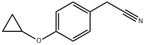 4-Cyclopropoxy-phenyl)-acetonitrile Struktur