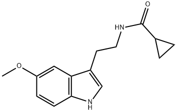 N-[2-(5-METHOXYINDOL-3-YL)ETHYL]-CYCLOPROPYLCARBOXAMIDE, 139564-01-5, 结构式