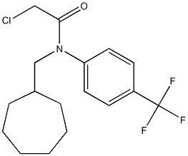 2-chloro-N-(cycloheptylmethyl)-N-(4-(trifluoromethyl)phenyl)acetamide|