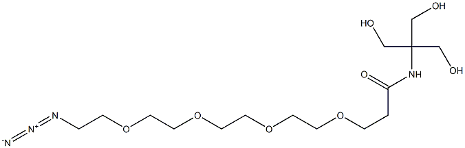 Azido-PEG4-Amido-Tris, 1398044-55-7, 结构式
