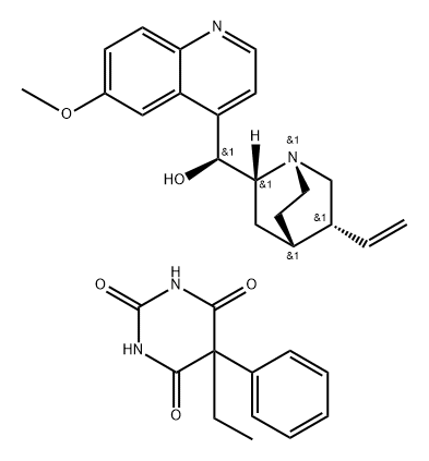 phenobarbital quinidine Struktur