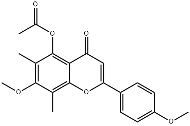 Eucalyptin acetate Structure