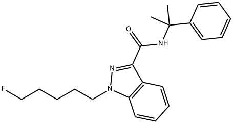 5-fluoro CUMYL-PINACA (CRM), 1400742-16-6, 结构式