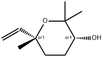 cis-linaloolpyranoxide,cis-6-ethenyltetrahydro-2,2,6-trimethylpyran-3-ol,cis-pyranoidlinalooloxide Structure
