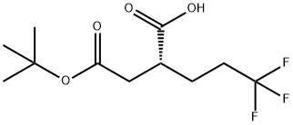 (R)-2-(2-(叔丁氧基)-2-氧代乙基)-5,5,5-三氟戊酸,1401067-08-0,结构式