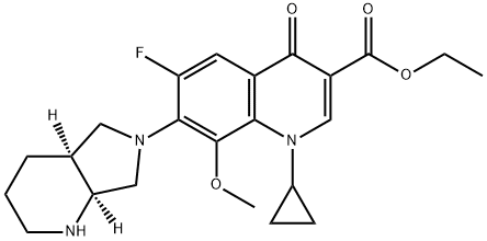 Moxifloxacin Ethyl Ester Struktur