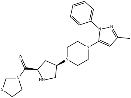 Teneligliptin (2R,4R)-Isomer Structure