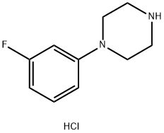 1-(3-fluorophenyl)piperazine hydrochloride Structure