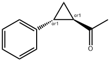 Ethanone, 1-[(1R,2R)-2-phenylcyclopropyl]-, rel- (9CI) Struktur