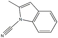 1H-Indole-1-carbonitrile,2-methyl-(9CI) Structure