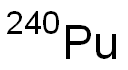 PLUTONIUM-240 结构式