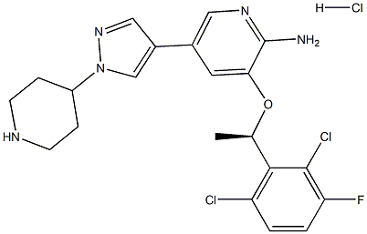 克里唑替尼盐酸, 1415560-69-8, 结构式