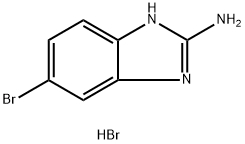 5-溴-1H-苯并[D]咪唑-2-胺氢溴酸盐 结构式