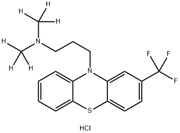 盐酸三氟丙嗪-D6 结构式