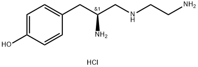(S)-4-(2-aMino-3-((2-aMinoethyl)aMino)propyl)phenol hydrochloride( Structure