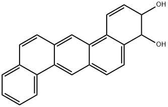 dibenzoanthracene-3,4-dihydrodiol Struktur