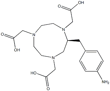 p-NH2-Bn-NOTA(B-601), 142131-37-1, 结构式