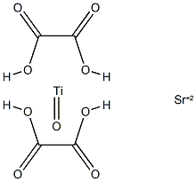STRONTIUM BIS[OXALATO(2-)-O,O']OXOTITANATE(2-) 结构式
