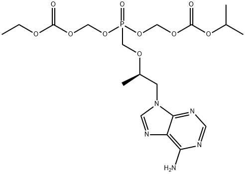 2,4,6,8-Tetraoxa-5-phosphanonanedioic acid, 5-[[(1R)-2-(6-aMino-9H-purin-9-yl)-1-Methylethoxy]Methyl]-, 1-ethyl 9-(1-Methylethyl) ester, 5-oxide