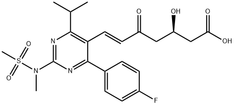 Rosuvastatin IMpurity SodiuM Salt (5-Oxo Rosuvastatin SodiuM Salt), 1422619-13-3, 结构式