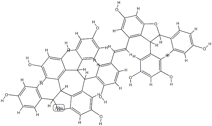 vitisin A, 142449-89-6, 结构式