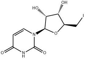 5'-deoxy-5'-iodouridine Struktur