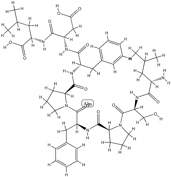 p2Caペプチド 化学構造式