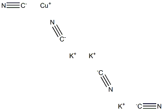 氰化亚铜钾,14263-73-1,结构式