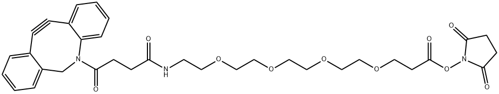DBCO-PEG4-NHS ESTER, 1427004-19-0, 结构式