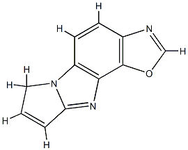 7H-Pyrrolo[2,1:2,3]imidazo[4,5-g]benzoxazole(8CI) 结构式