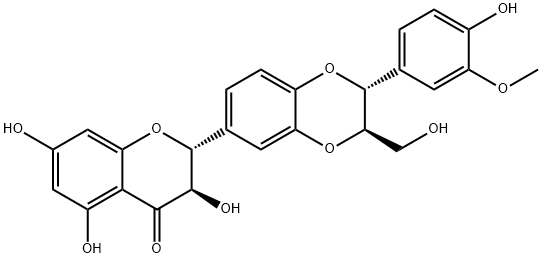 异水飞蓟宾A,142796-21-2,结构式