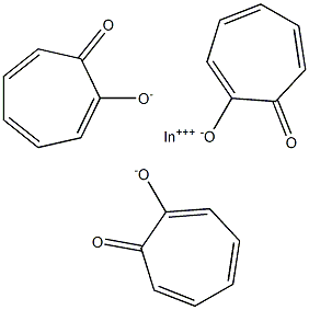 indium tris(tropolonate) 结构式