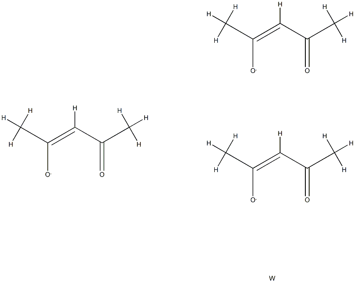 tris(pentane-2,4-dionato-O,O')tungsten Structure