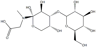 1-desoxy-1-glycinomaltose Struktur