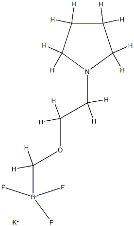 2-(吡咯烷-1-基)乙氧基甲基三氟硼酸钾, 1430082-96-4, 结构式