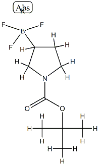 N-叔丁基酰基氮杂环戊烷三氟硼酸钾, 1430219-72-9, 结构式