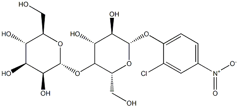 2-chloro-4-nitrophenylmaltoside 化学構造式