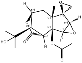 6-O-アセチルコリアチン 化学構造式