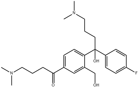 1-Descyano 1-(4-DiMethylaMino)oxobutyl Citadiol Structure