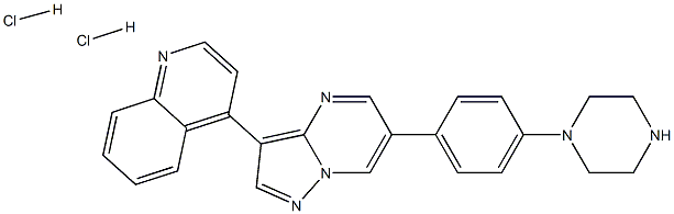 LDN-193189塩酸塩 化学構造式