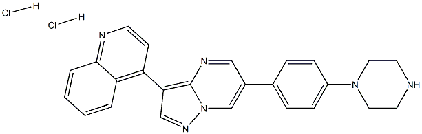 LDN-193189 2HCL, 1435934-00-1, 结构式