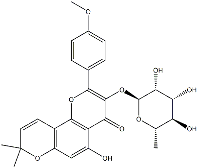 Acuminatin 化学構造式