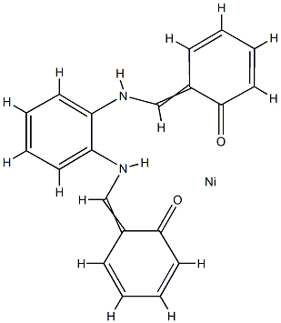 [[2,2'-[1,2-phenylenebis(nitrilomethylidyne)]bis[phenolato]] (2-)-N,N',O,O']-Nickel Structure