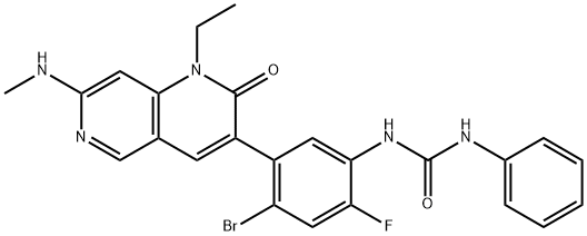 瑞普替尼,1442472-39-0,结构式