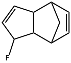 4,7-Methano-1H-indene,1-fluoro-3a,4,7,7a-tetrahydro-(9CI) 化学構造式
