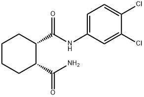 (1S,2R)-N1-(3,4-二氯苯基)环己烷-1,2-二甲酰胺 结构式
