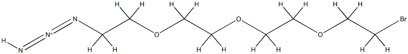 ブロモ-PEG3-アジド 化学構造式