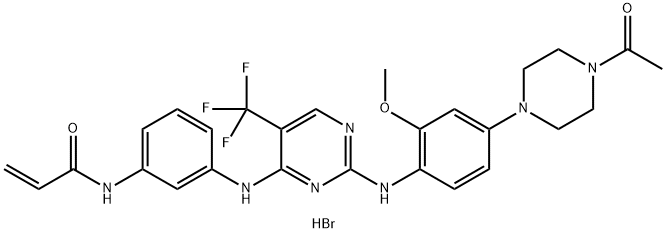 CO-1686 氢溴酸盐, 1446700-26-0, 结构式