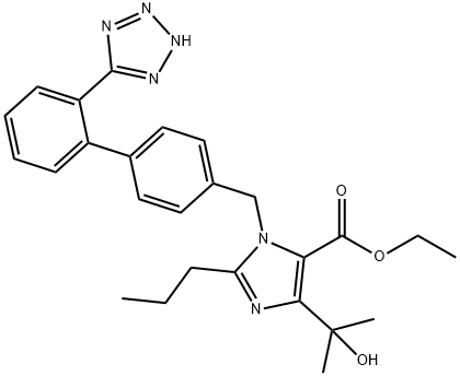 OlMesartan Ethyl Ester IMpurity Struktur